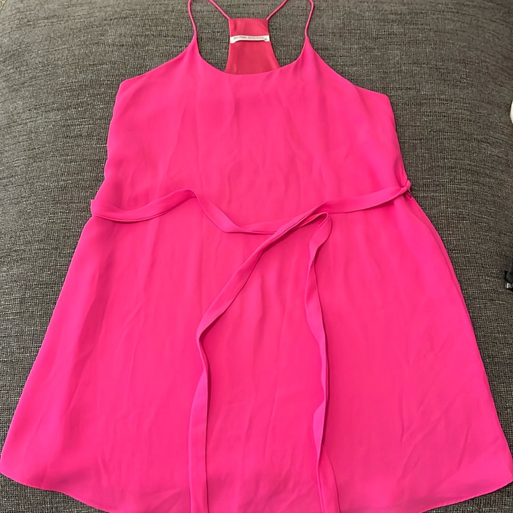 Hot pink dress